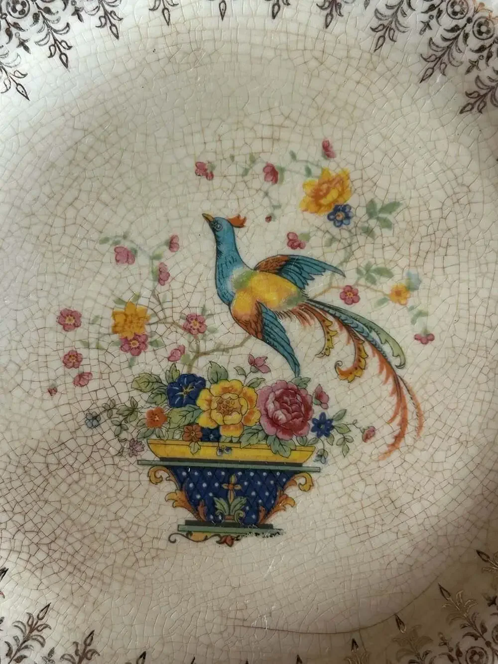 Salem China throughout gold